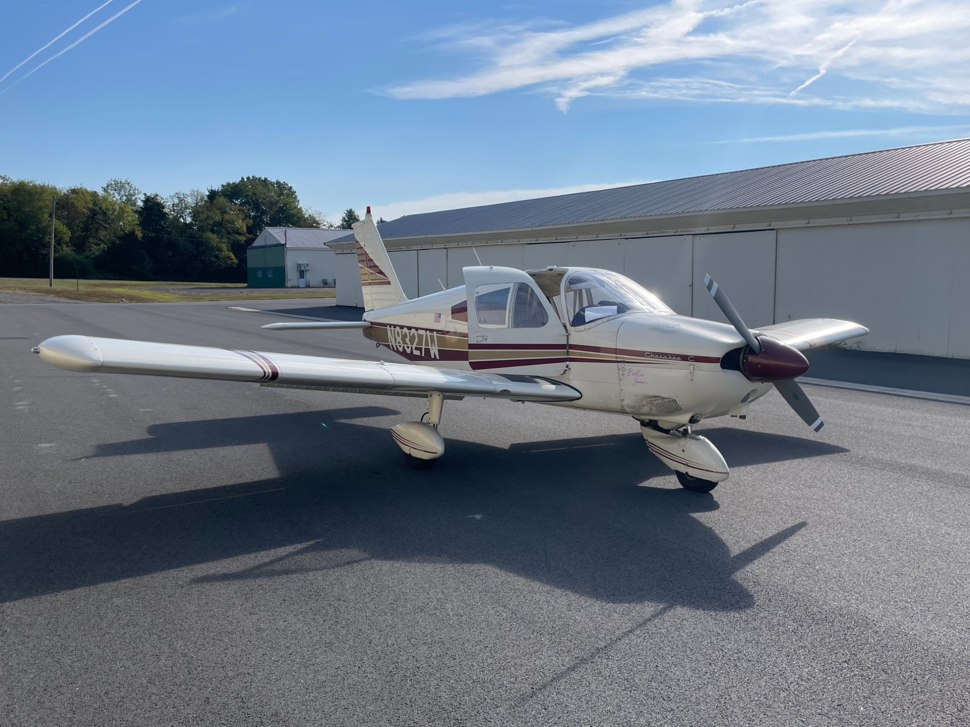 N8327W Billie Jean — Piper Cherokee 180 at KHWY